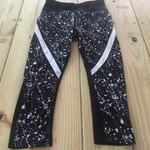 Danskin xs black and white leggings